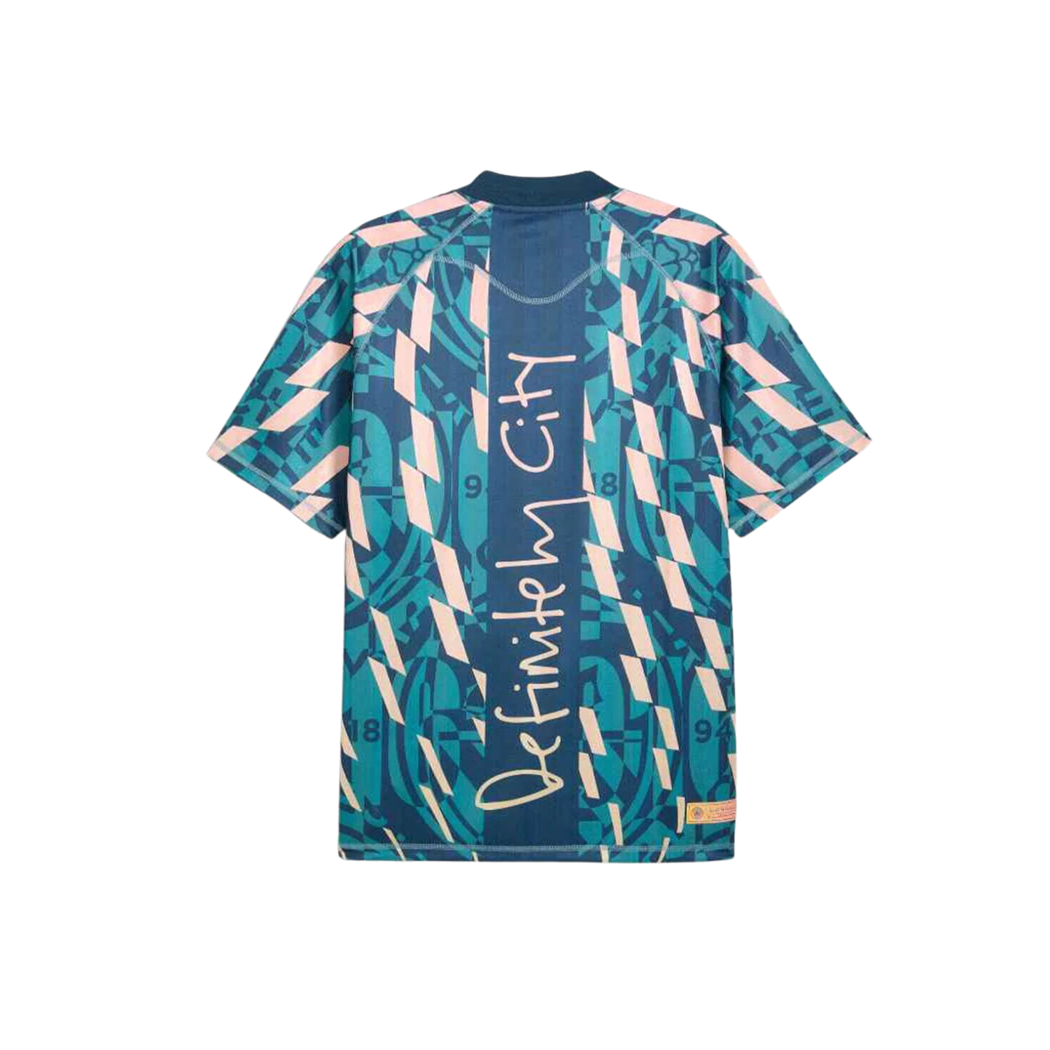 Manchester City FtblStatement Retro Shirt 24/25 - Marine Blue/Turquoise Surf