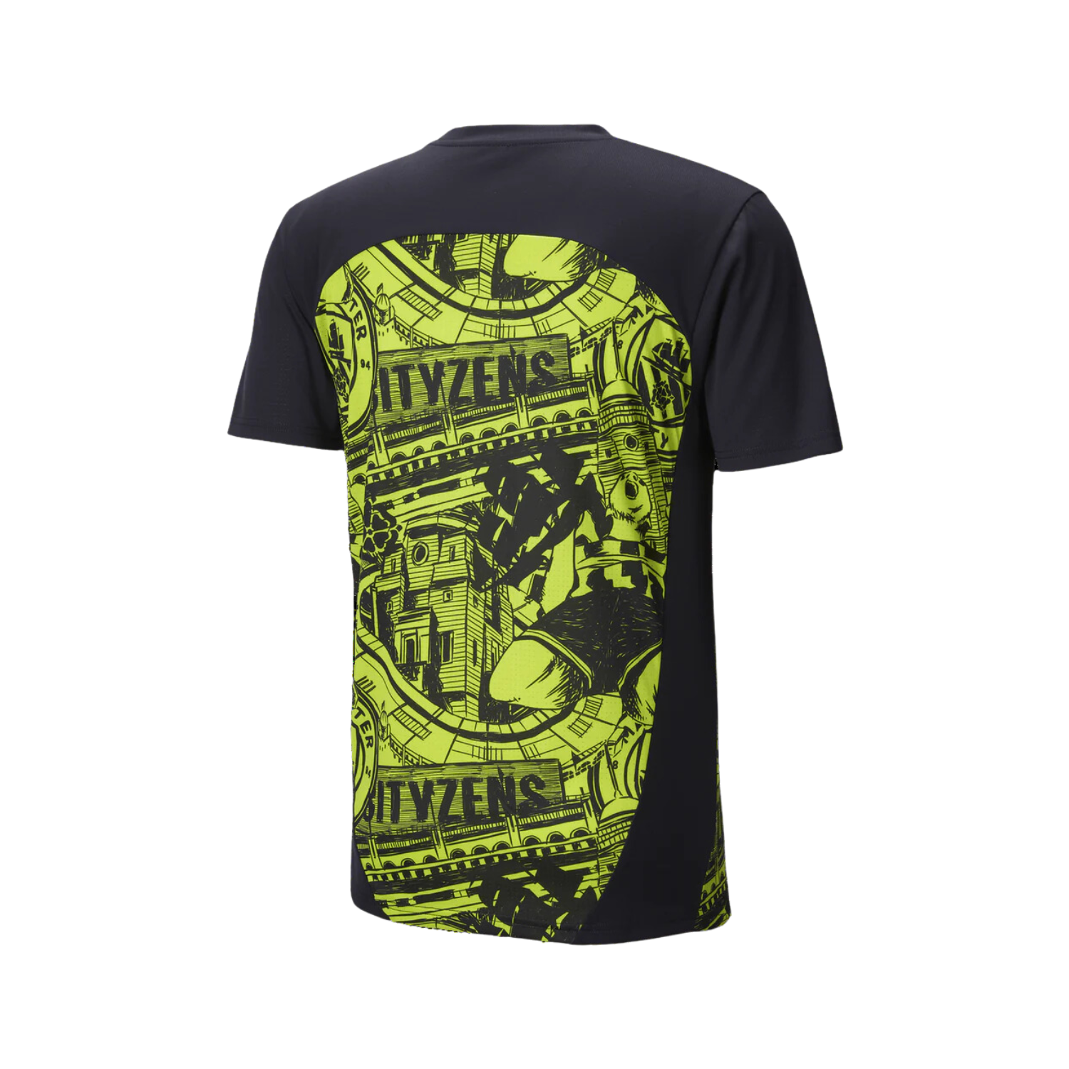 Manchester City Pre-Match Shirt 24/25 - Yellow Glow/Magic Blue