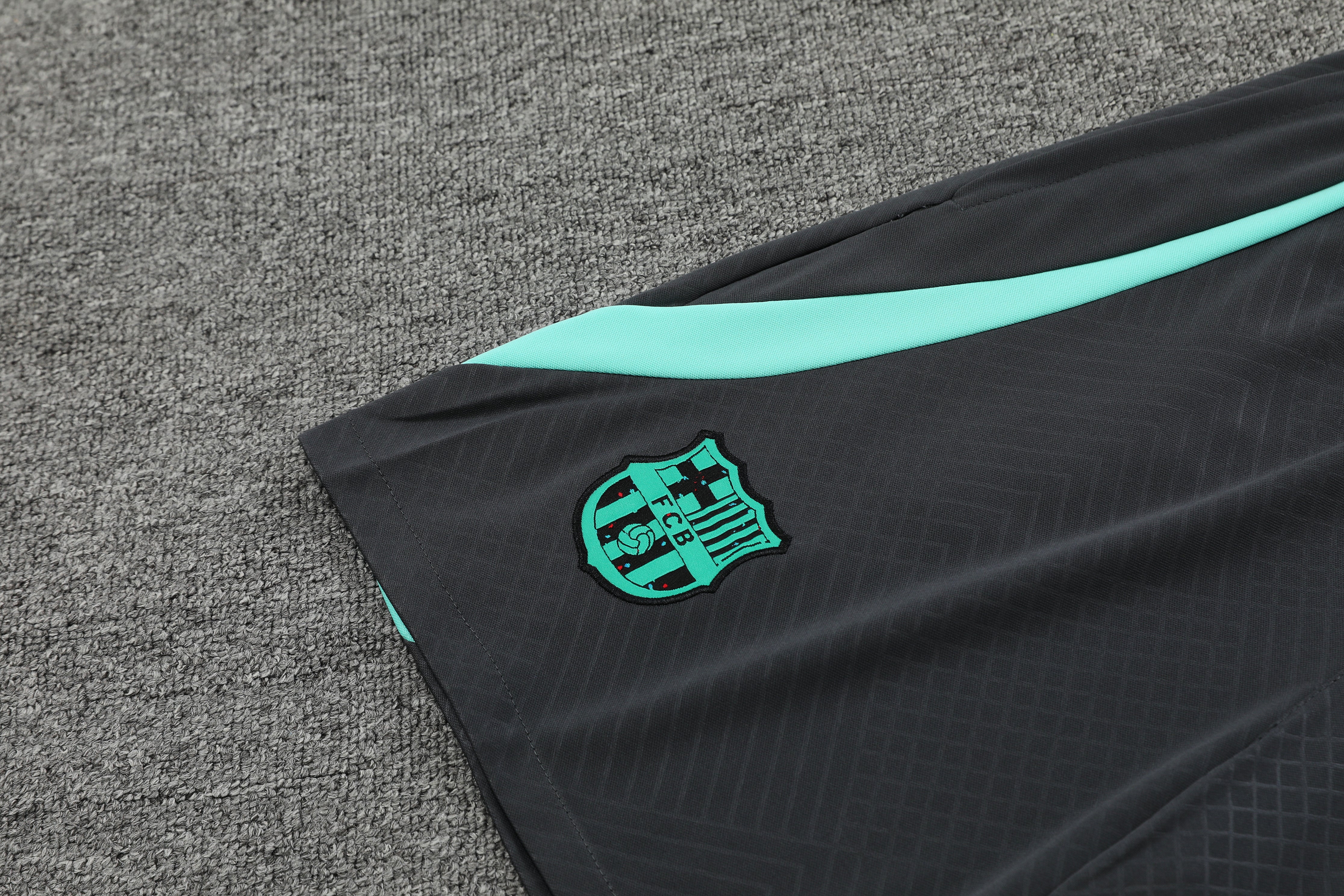 FC Barcelona Zwarte Mouwloze Zomer Trainingsset 2024/2025