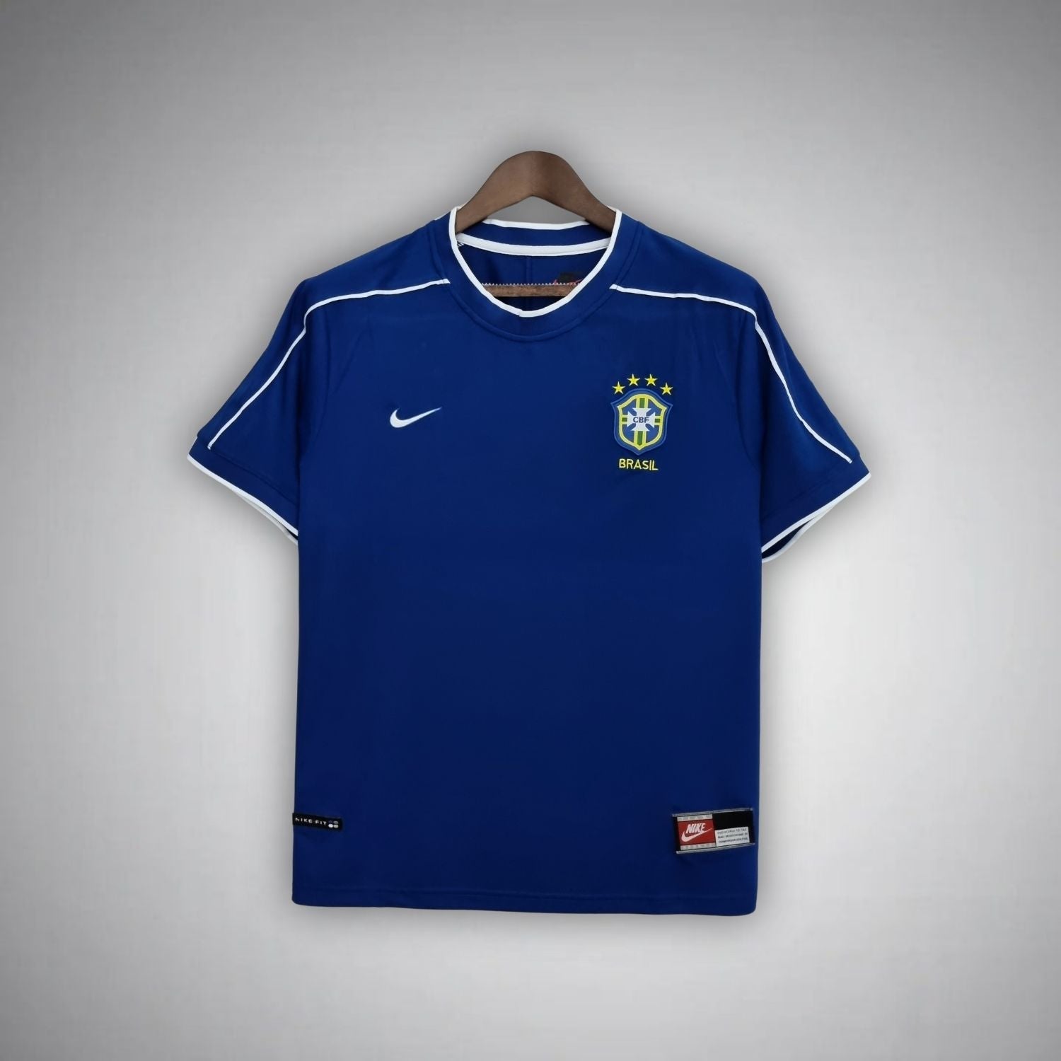 Brazilië Retro Uitshirt 1998