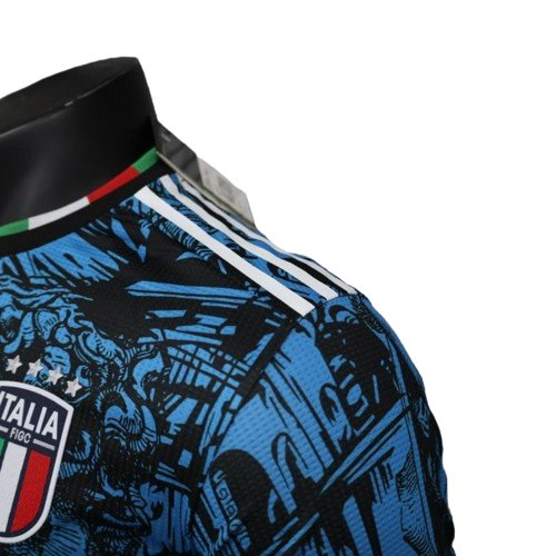 2023 Italië Special Blauw Zwart tenue - Spelersversie