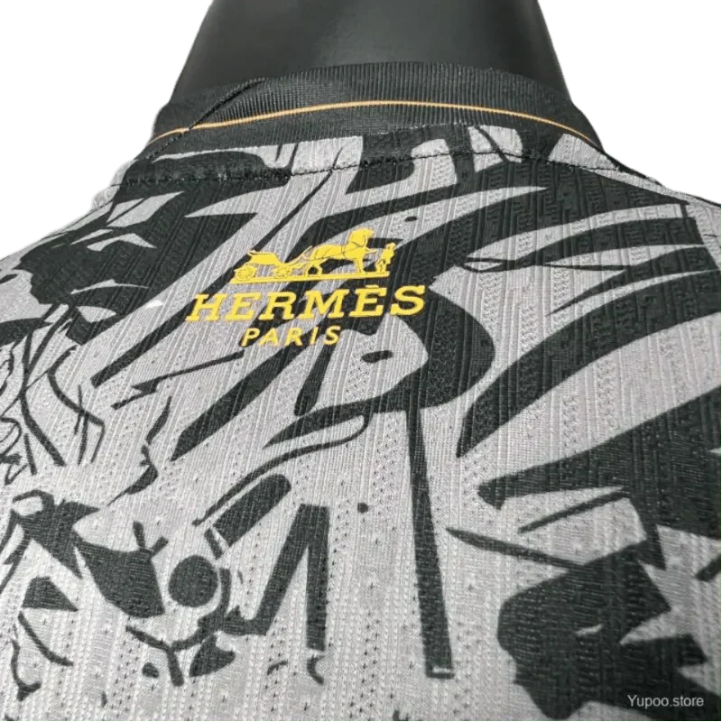 2024/2025 Niederlande Grau Euro Jordan x Hermes