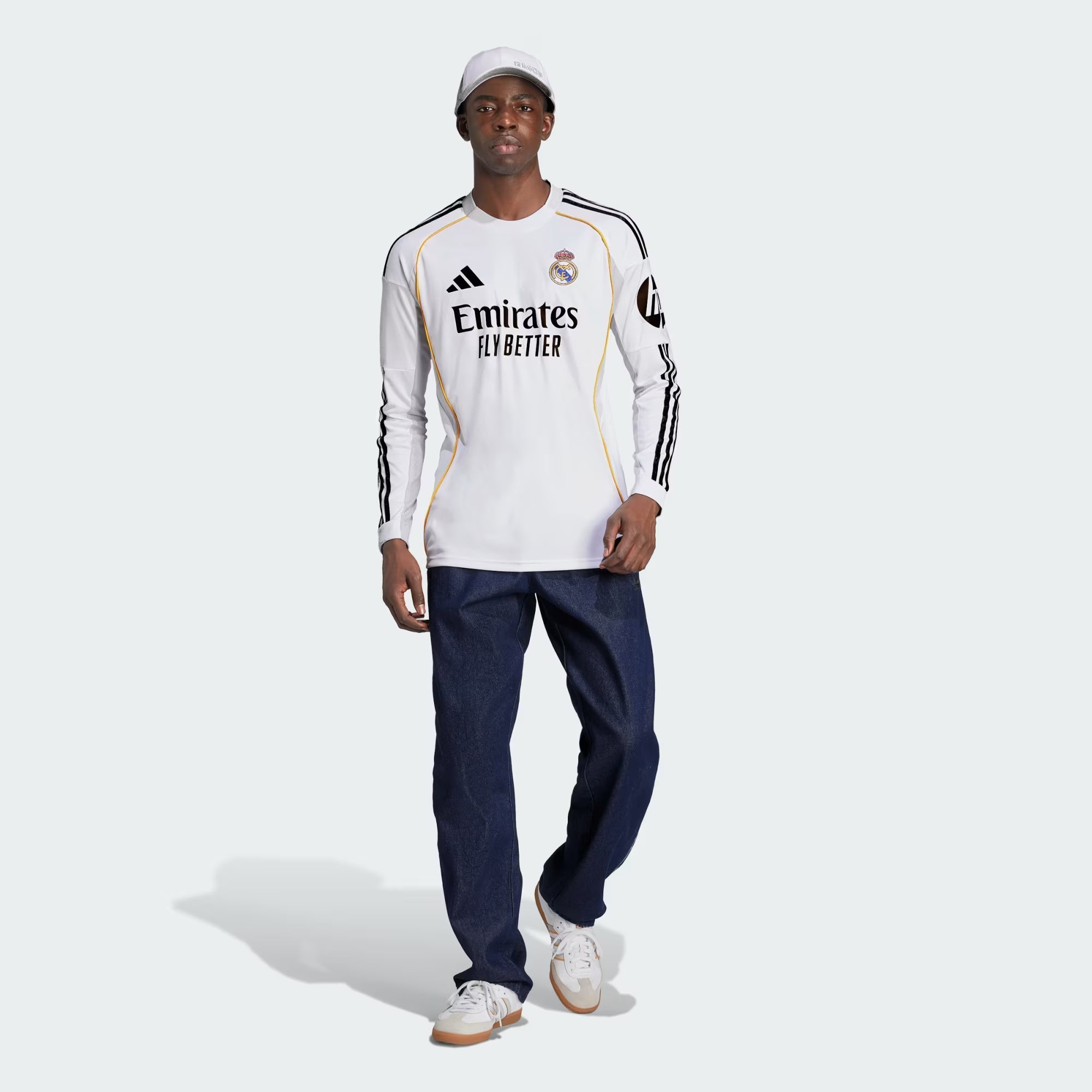 Real Madrid thuistenue met lange mouwen 2025/26