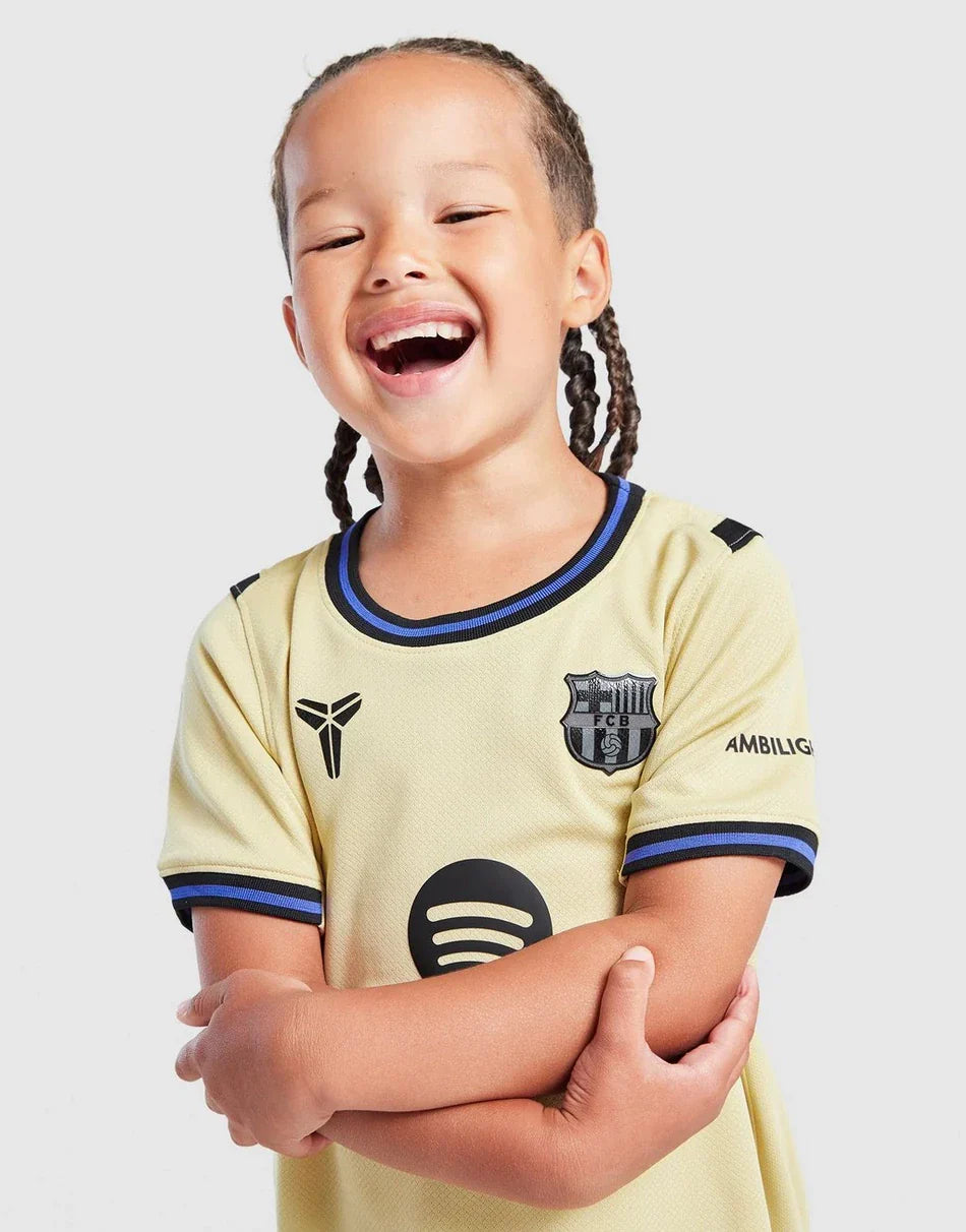 2025-26 FC Barcelona Uittenue voor Kinderen