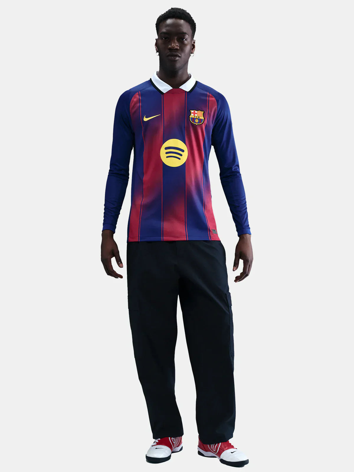 2025/26 FC Barcelona thuistenue met lange mouwen