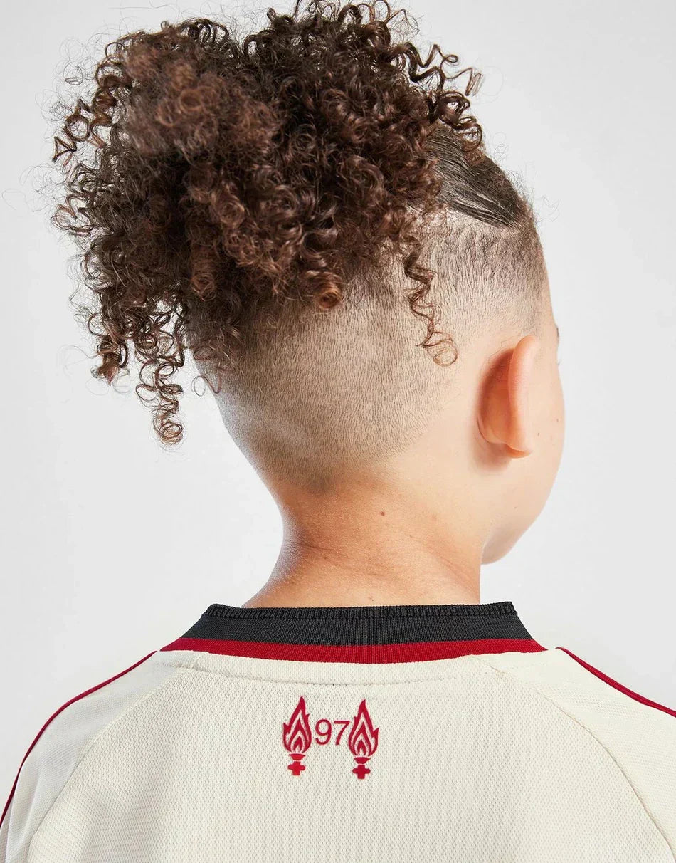 2025-26 Liverpool Away Kids Football Kit