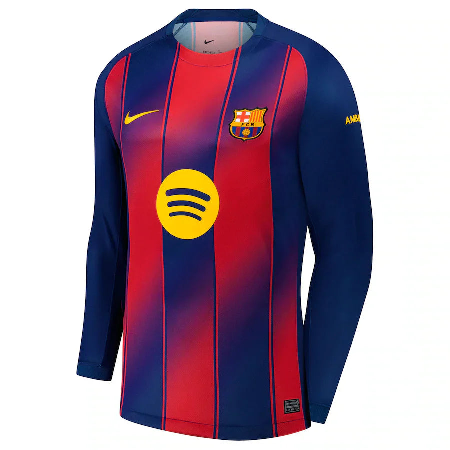 2025/26 FC Barcelona thuistenue met lange mouwen