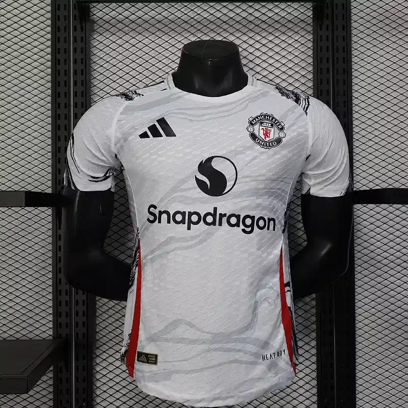 Manchester United Wit en Zwart Tenue – Spelersversie