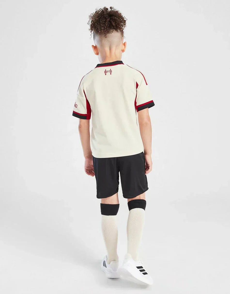2025-26 Liverpool Away Kids Football Kit