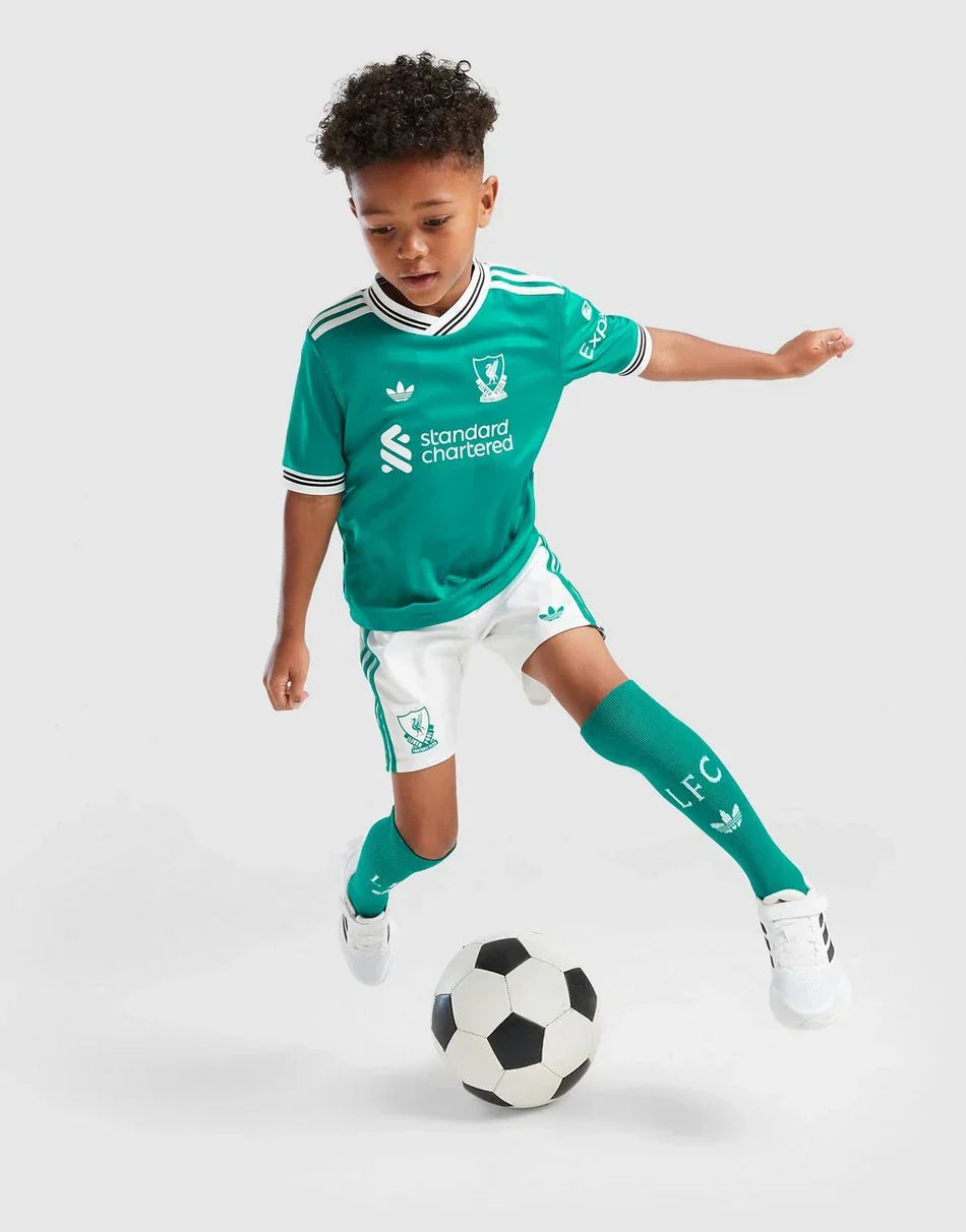 2025-26 Liverpool Third Kids Kit