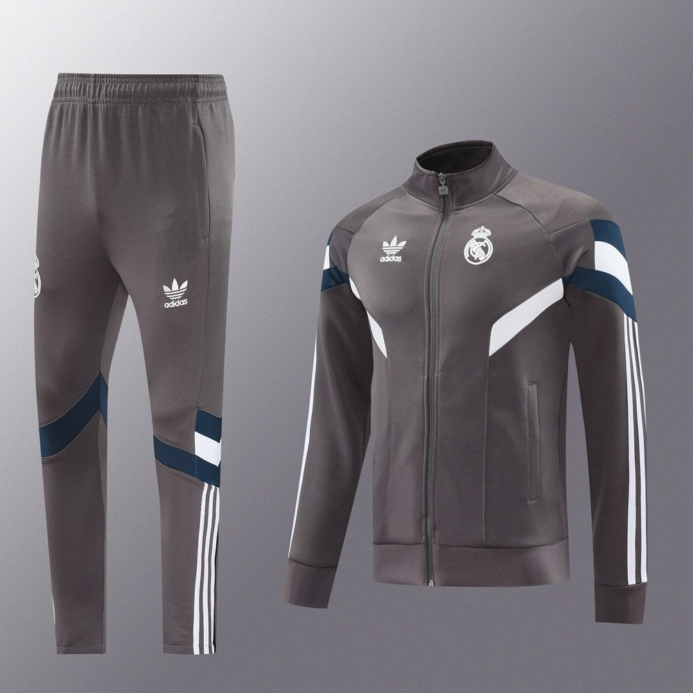 Real Madrid Trainingsanzug 2024/2025 Grau