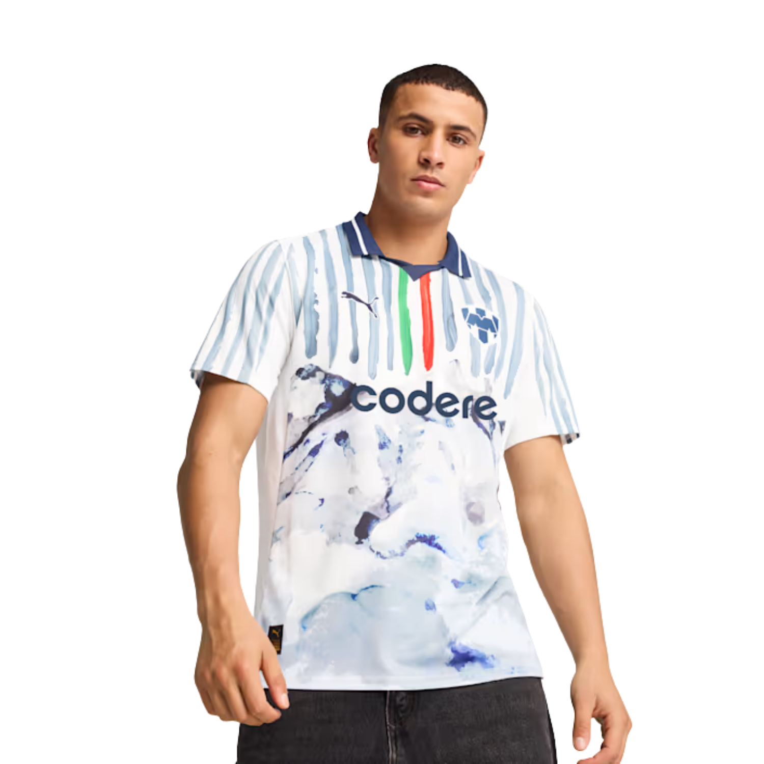 Monterrey X KidSuper Club World Cup Shirt 25/26 - Wit/Diep Marineblauw