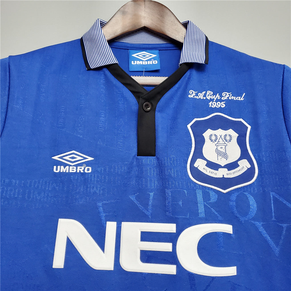 1994/1995 Everton Thuis Retro Shirt FA Cup Finale