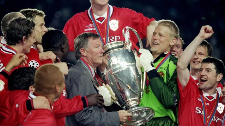 1999/2000 Manchester United Thuis Retro Shirt Champions League Finale