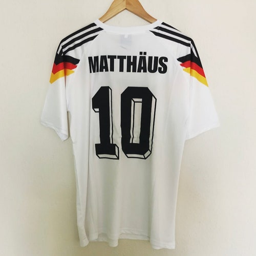 1990 Duitsland Thuis Retro Shirt Wereldbeker - Festival Paul Kalkbrenner Dj