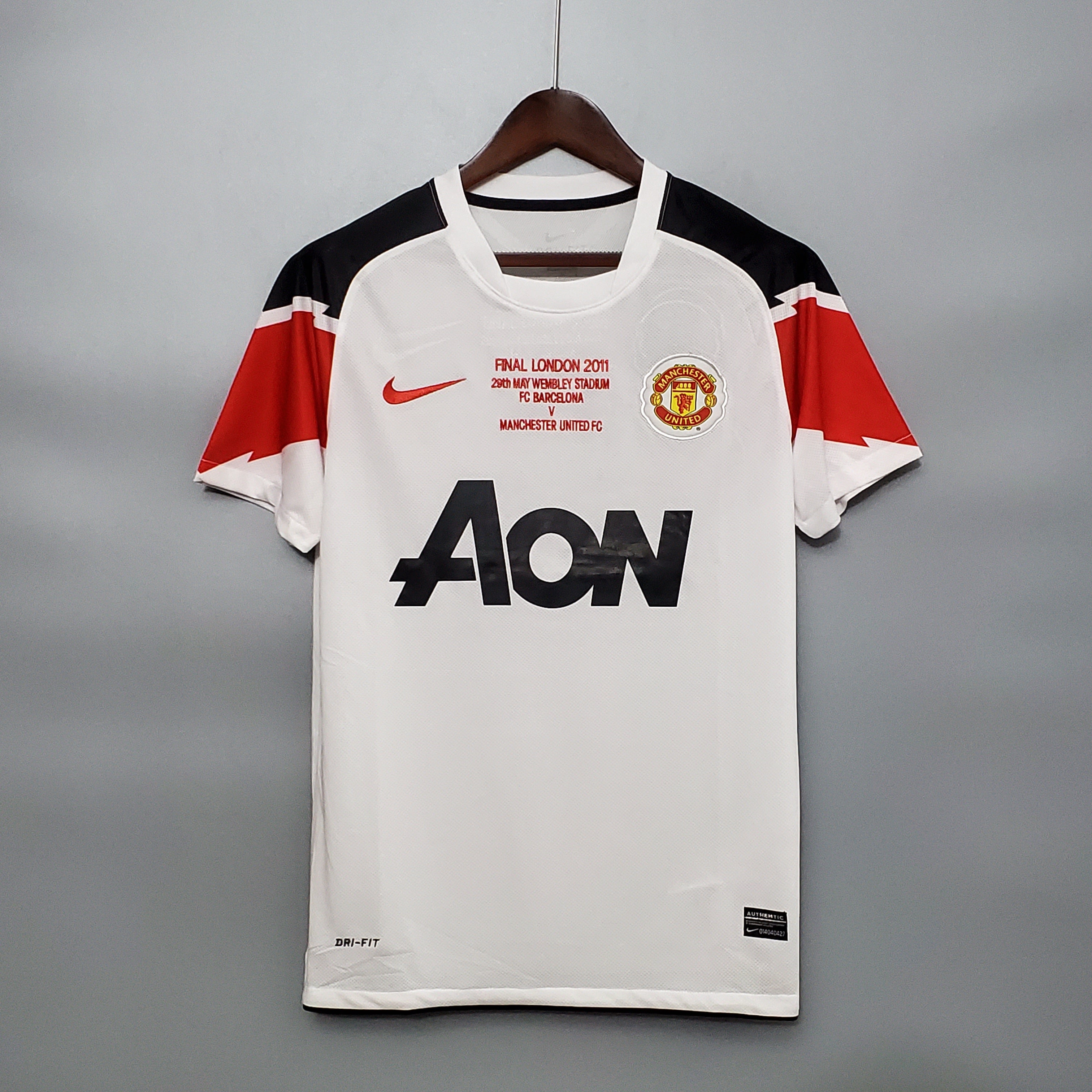 2010/2011 Manchester United Uit Retro Shirt Champions League Finale 2011