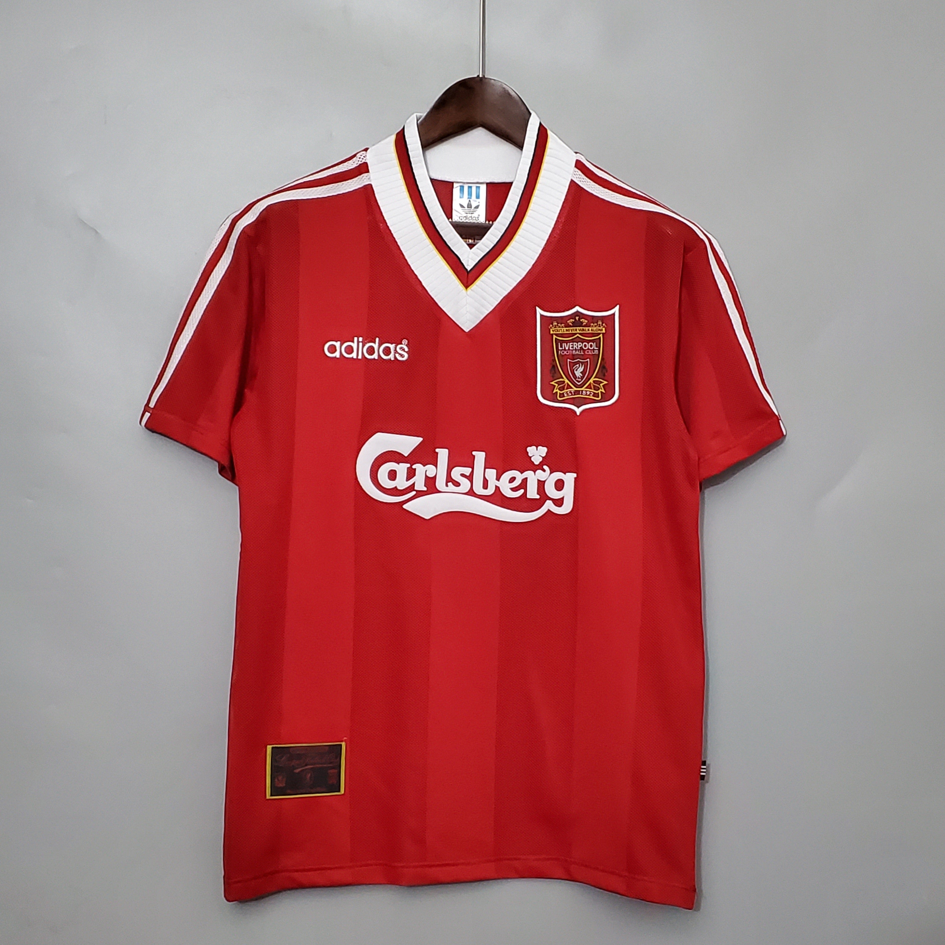 Liverpool Thuisvoetbal Retroshirt 1995/1996