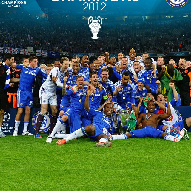 2011/2012 Chelsea Thuis Retro Shirt Champions League Finale München