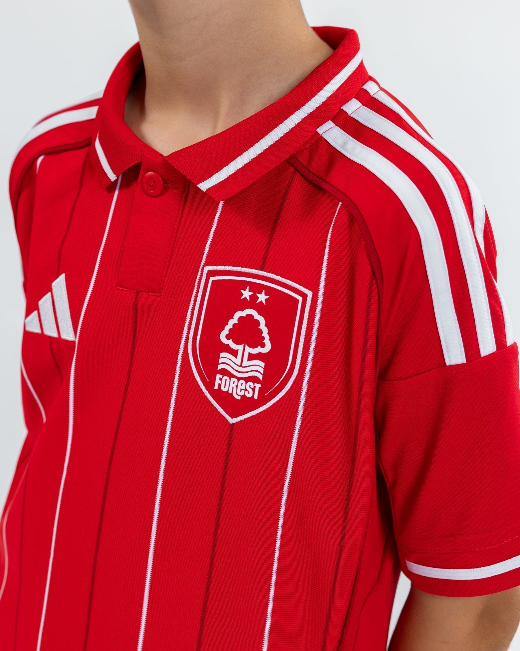 2025-26 Nottingham Forest Home Kids Football Kit