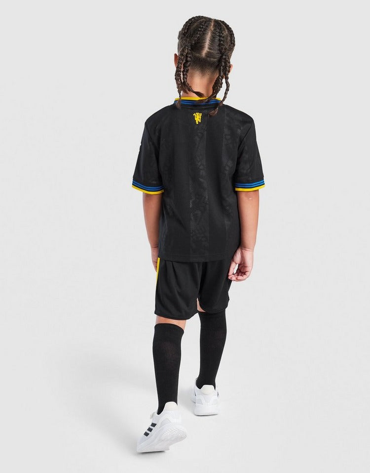2025-26 Manchester United Third Kids Football Kit