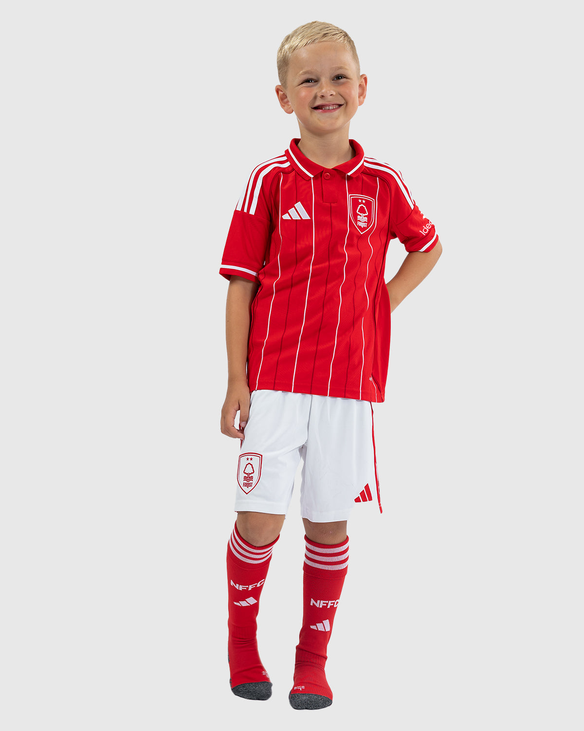 2025-26 Nottingham Forest Home Kids Football Kit