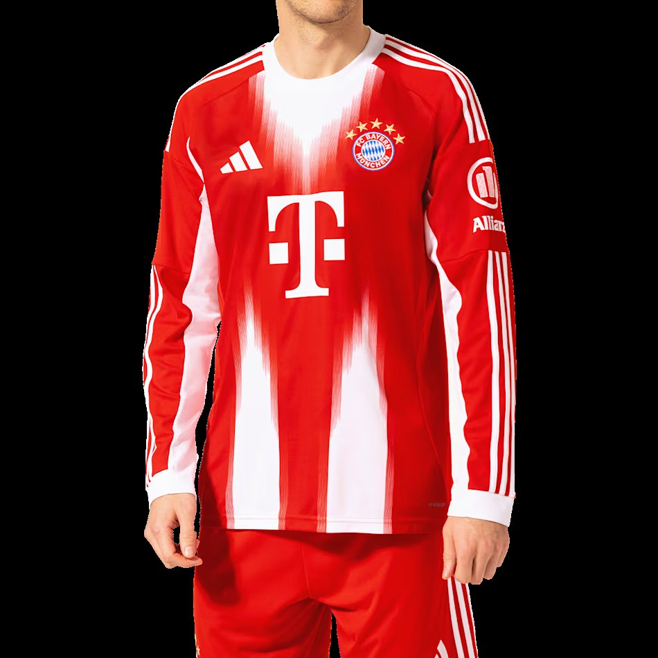 2025/26 Bayern München thuisshirt met lange mouwen