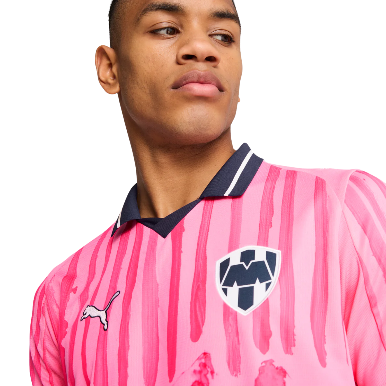 Monterrey X KidSuper Club WM-Trikot 25/26 - Fast Pink/Weiß