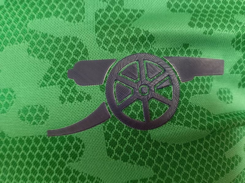 Arsenal 25/26 Groene Polo Kit – Spelersversie