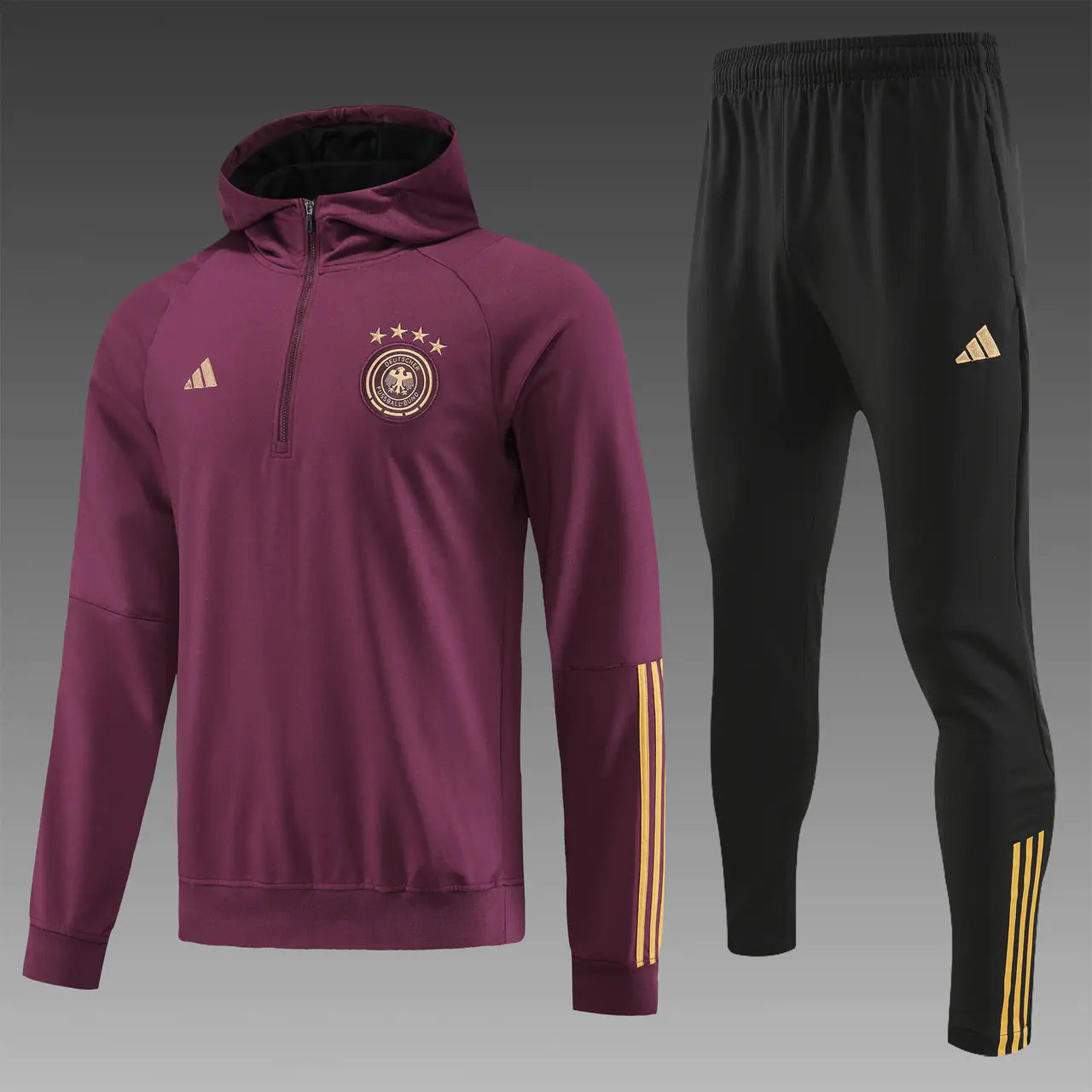 Duitsland 23-24 Rode Trainingspak Hoodie