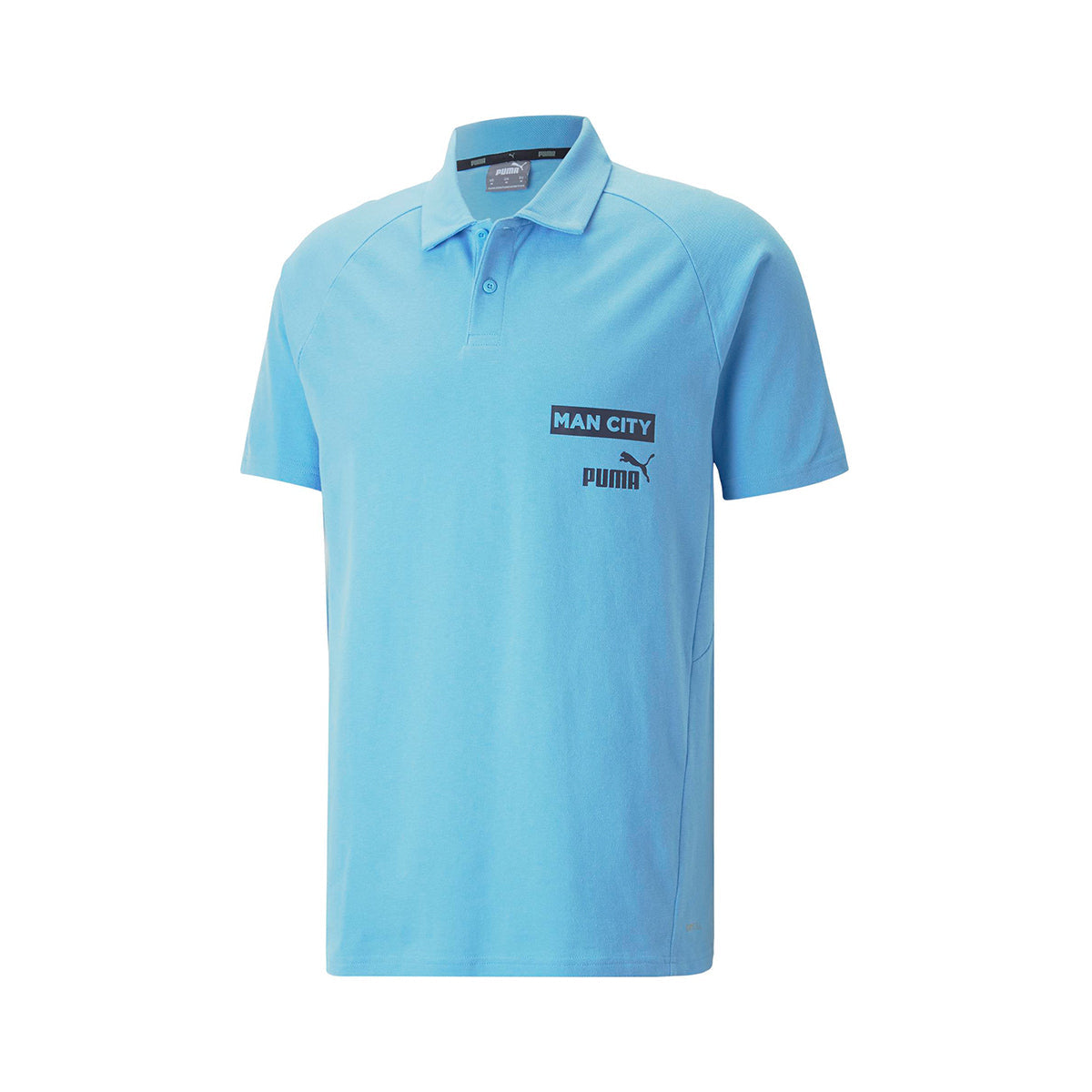 Manchester City Casuals Polo - Blue/Parisian