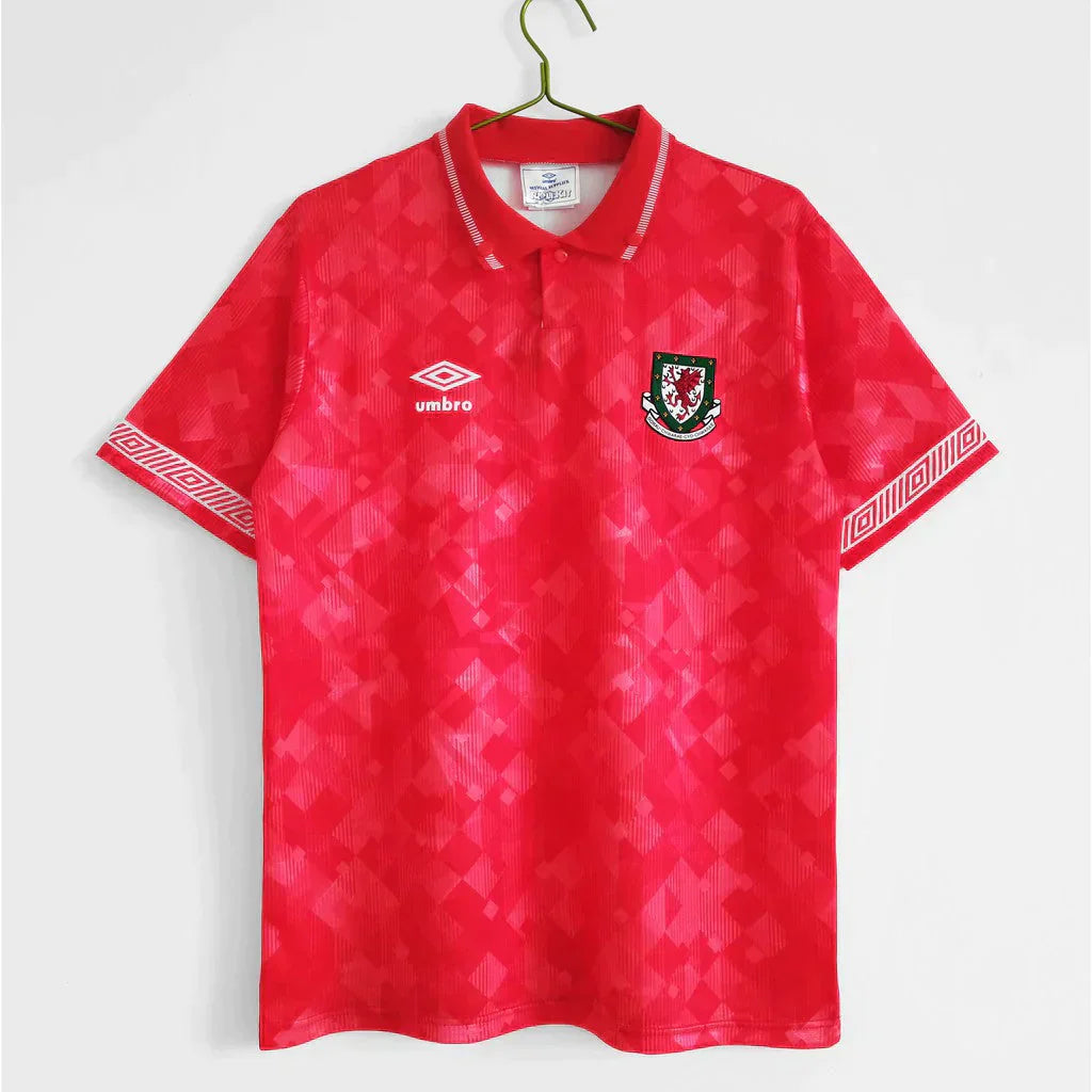 Wales Retro Shirt 91-92 Home