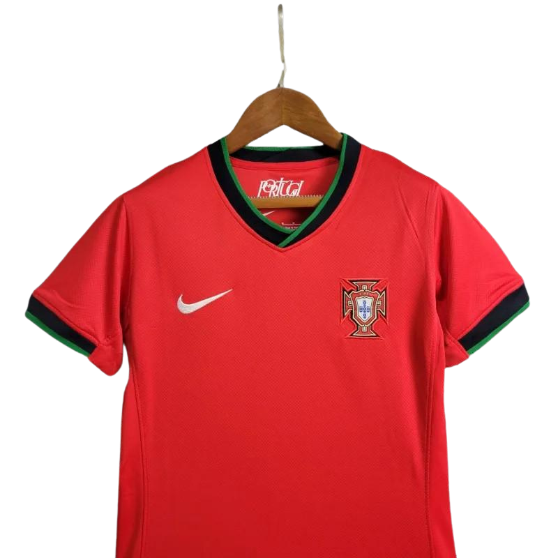 Portugal EURO 2024 Frauen-Heimtrikot – Fan-Version
