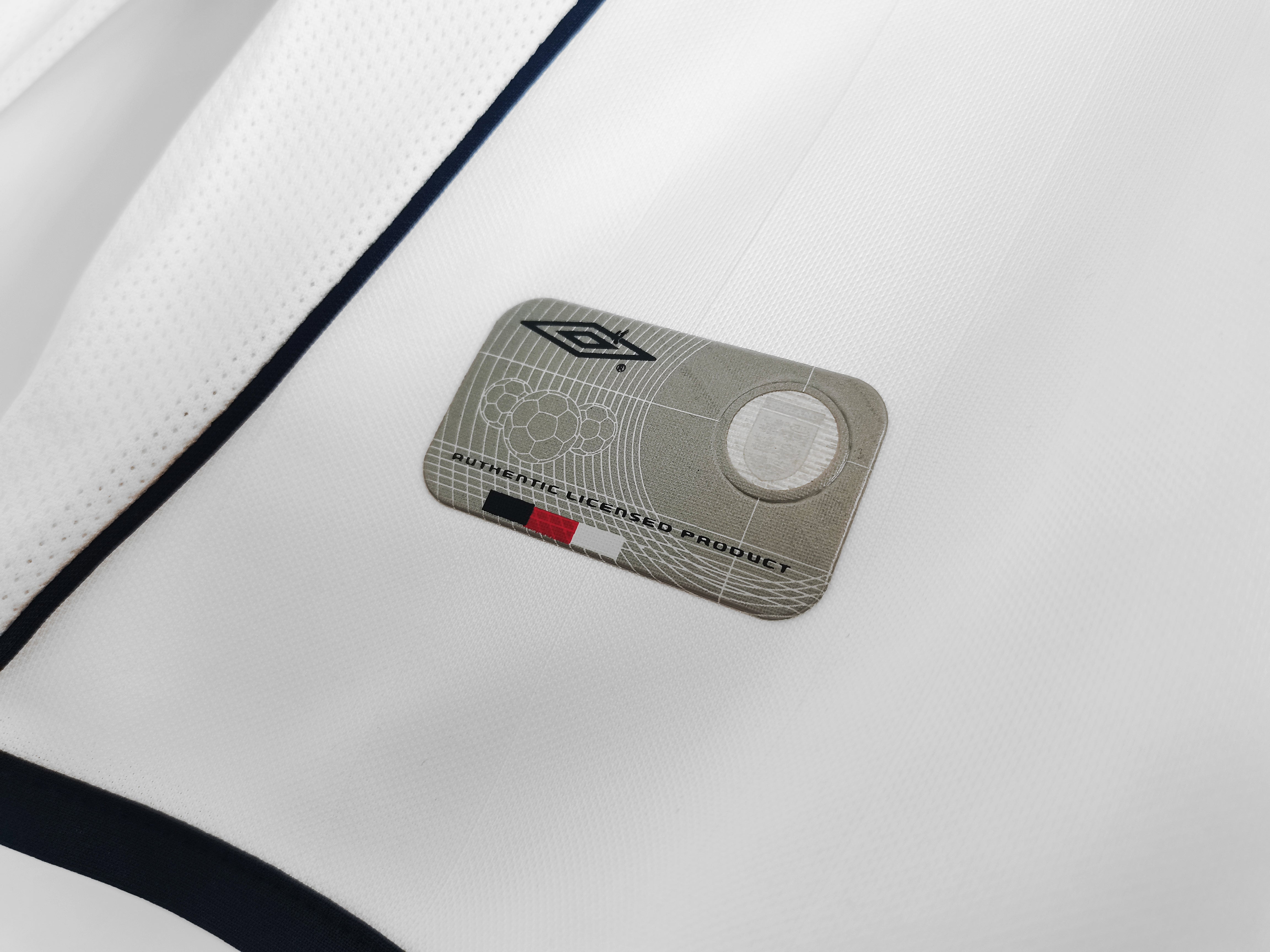 2002 Engeland Thuis Lange Mouwen