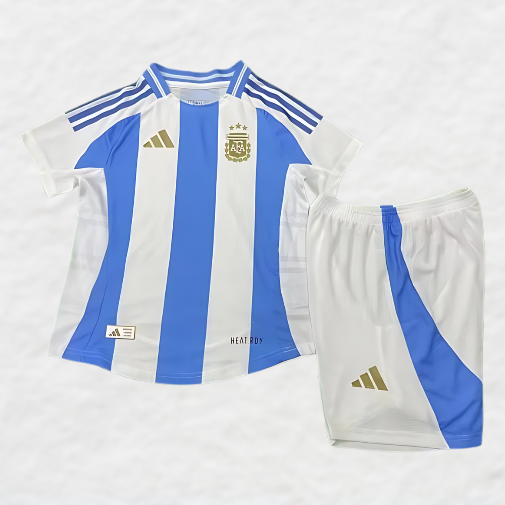 (Kinderen) Argentinië Copa 2024 Thuisshirt
