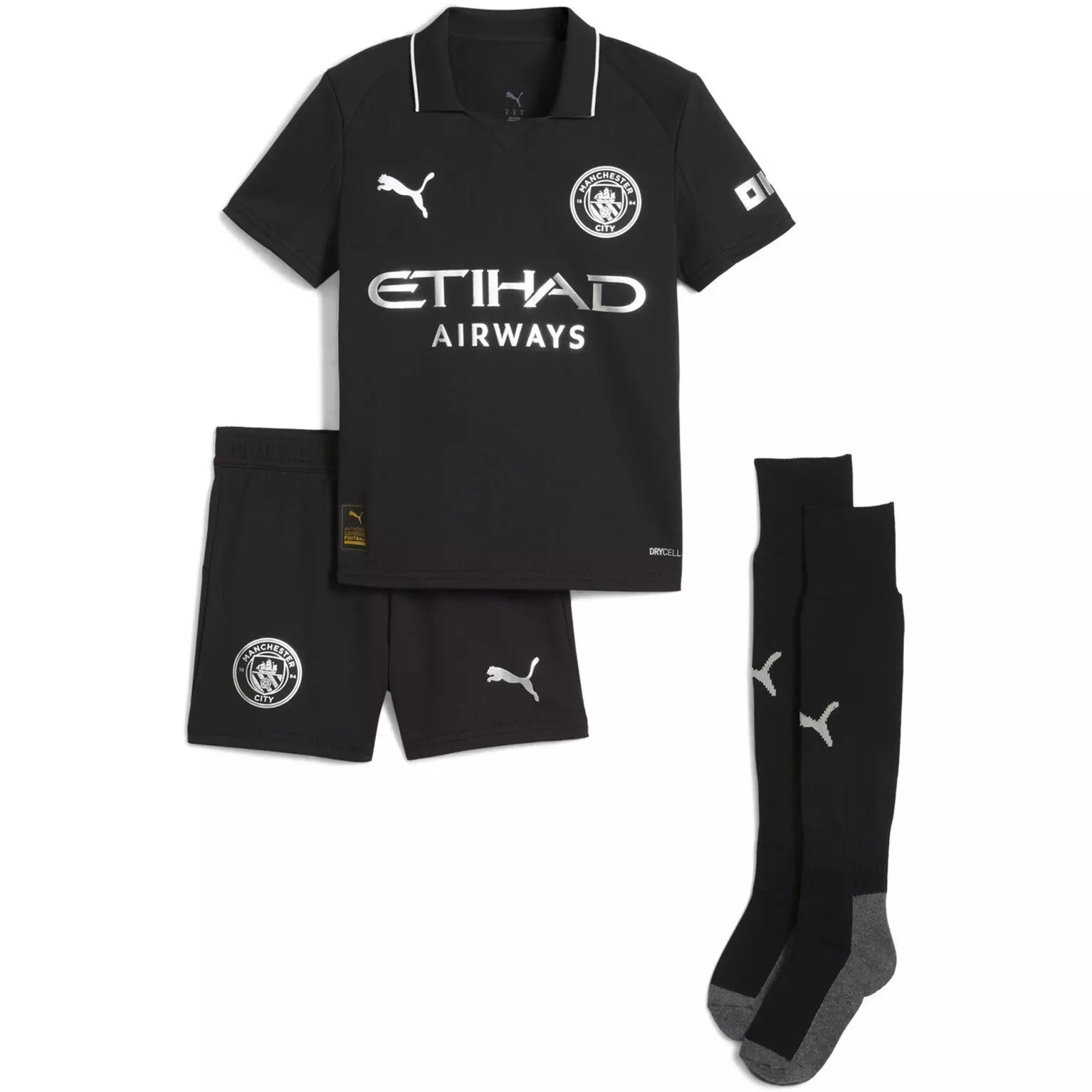 2025/26 Manchester City Away Kids Kit