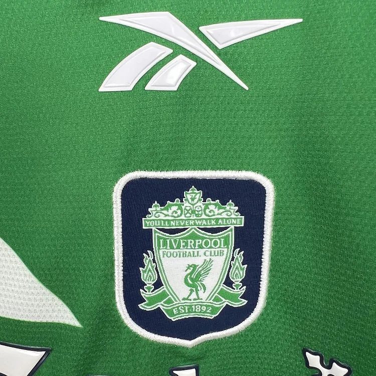 Liverpool Retro Uitshirt 1999-2000 - Groen
