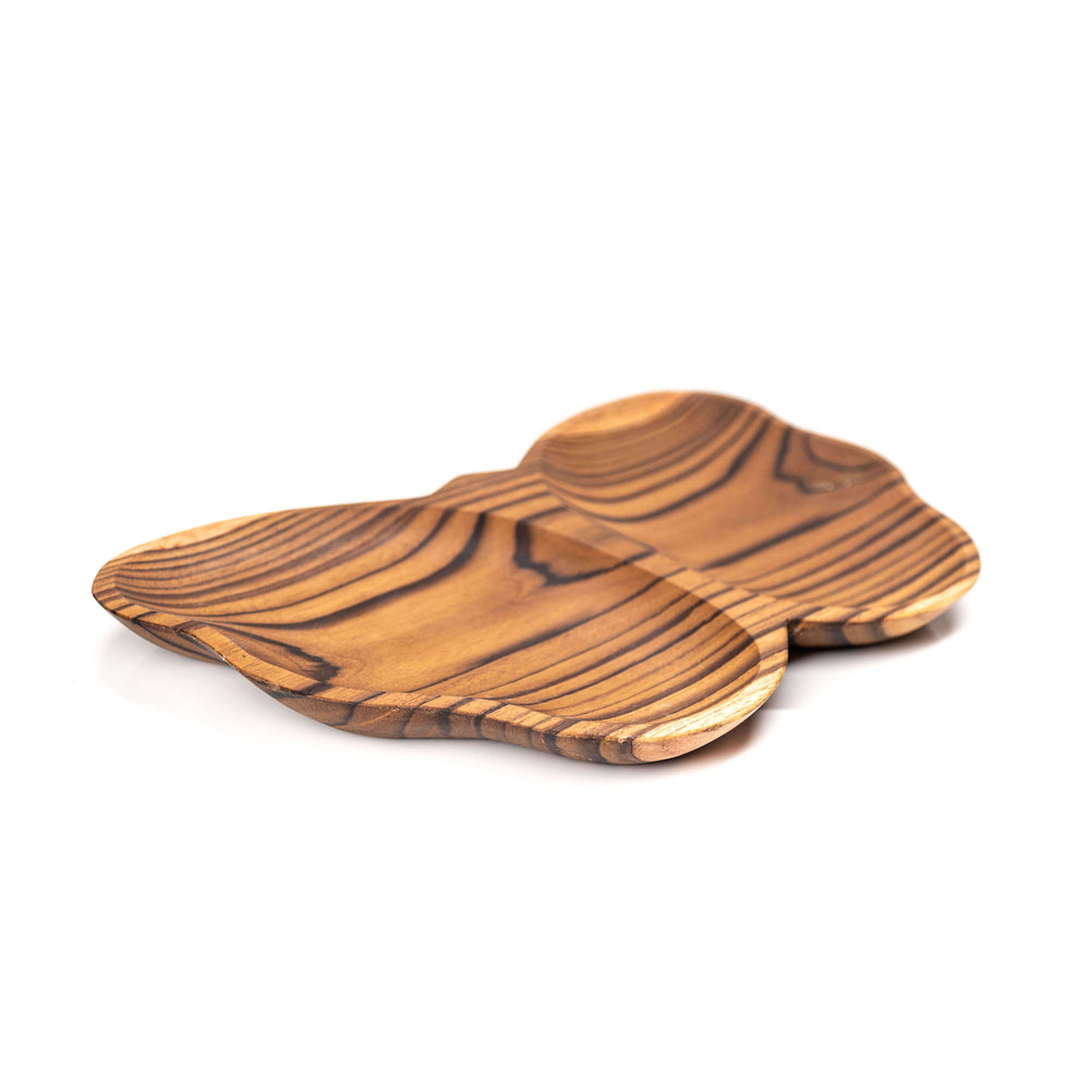 Butterfly Teak Wood Plate