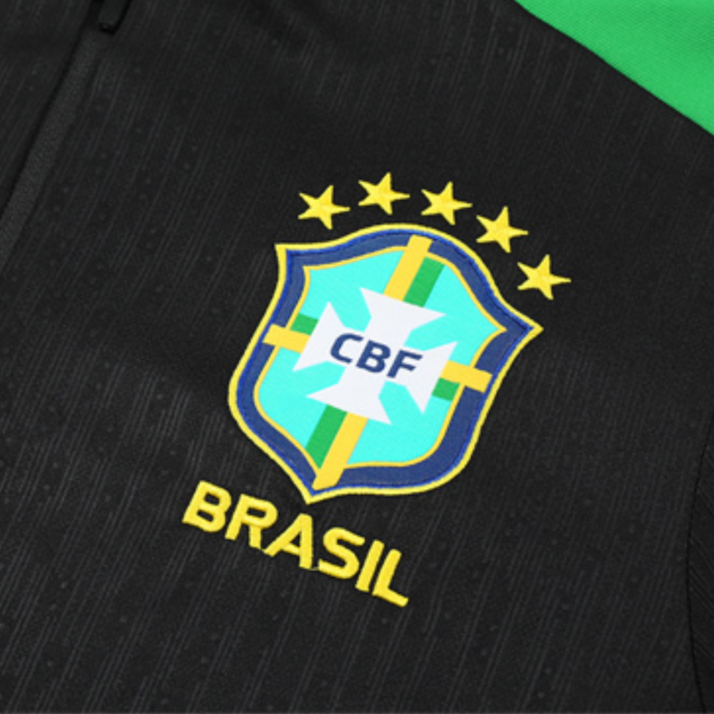 BRAZIL 2024/25 Black Training Tracksuit