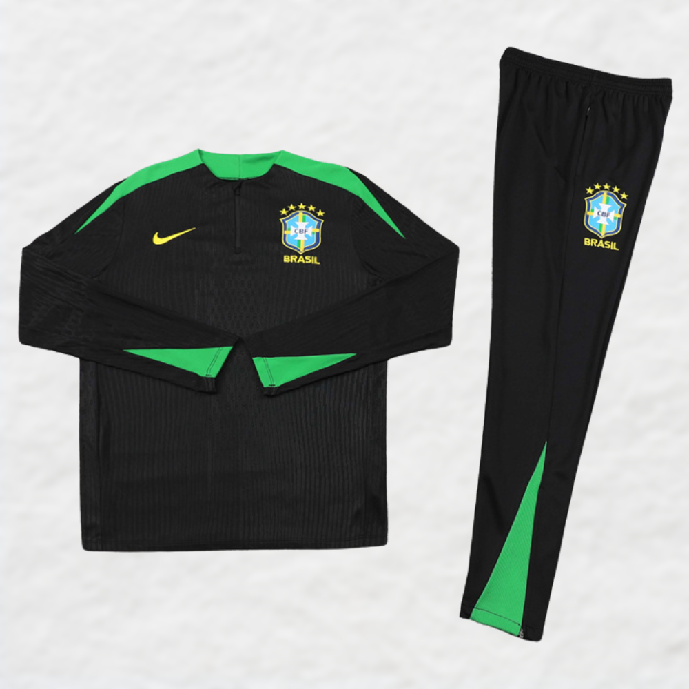 BRAZIL 2024/25 Black Training Tracksuit