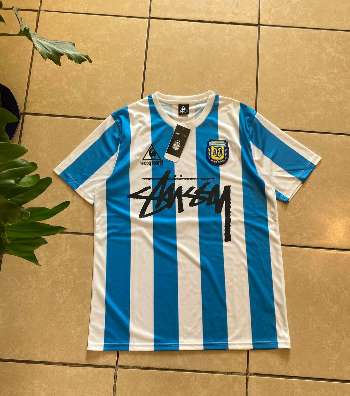 Retrokit Argentinië X Stussy uit 1986