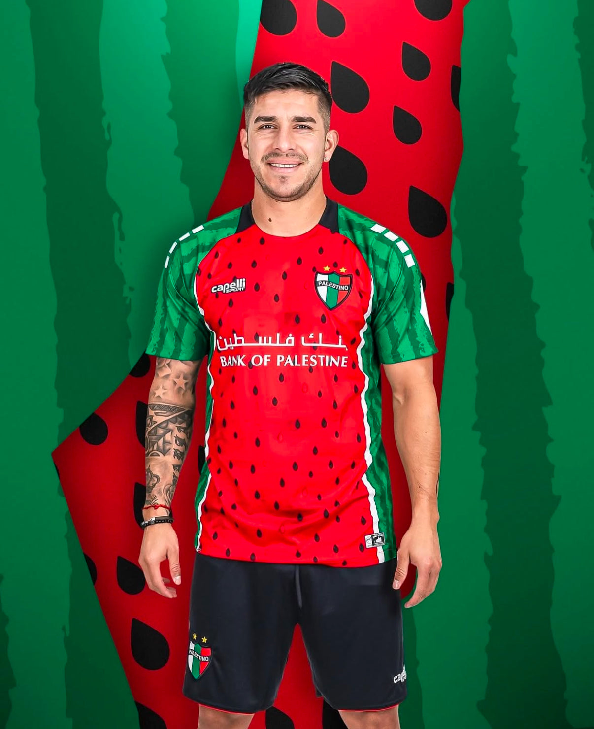 Palestine Watermelon Fußballtrikot Pelestino 2025/2026