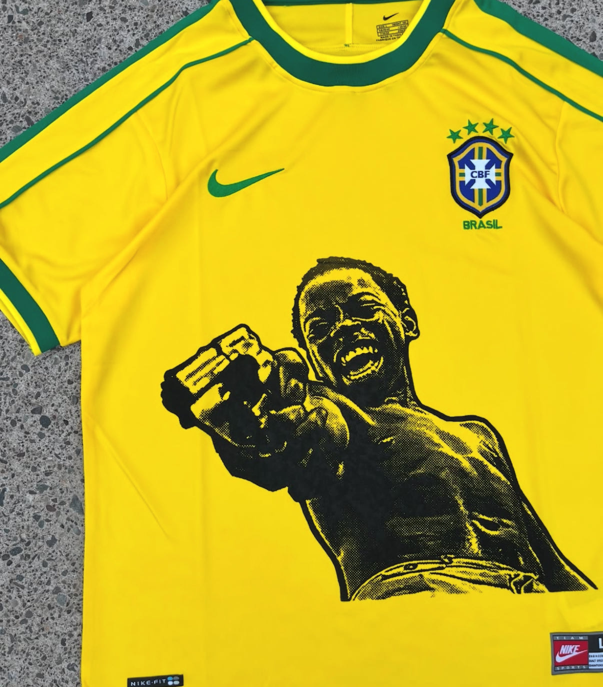 Brazilië 1998 Retro X City of God Concept Jersey