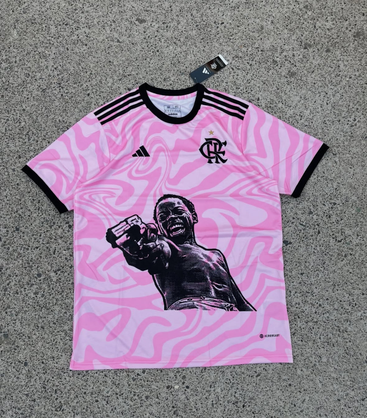Flamengo X City of God Zé Pequeno Pink Jersey Limited Edition