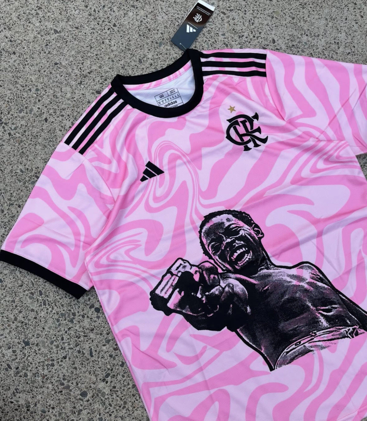 Flamengo X City of God Zé Pequeno Pink Jersey Limited Edition