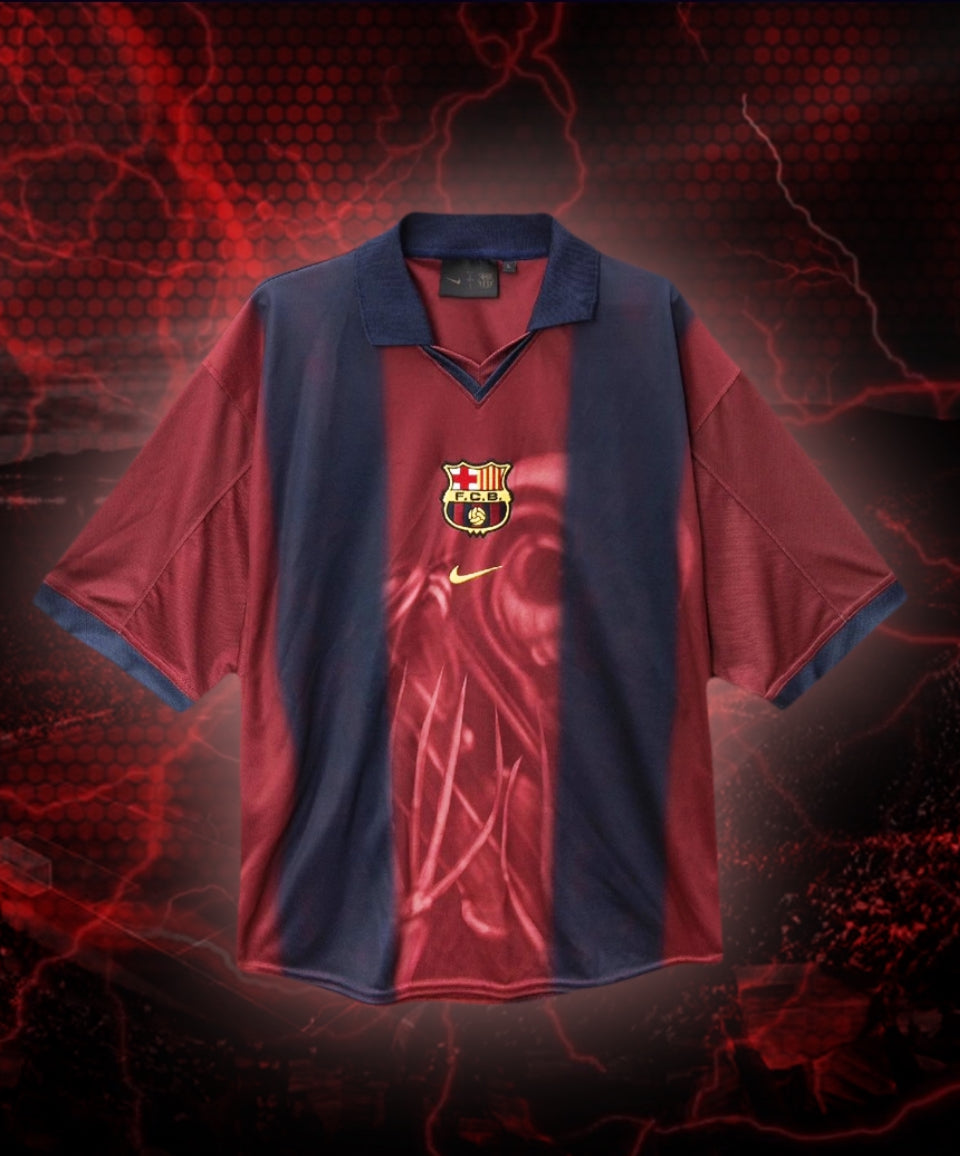 Barcelona x Travis Scott Skeleton Jersey