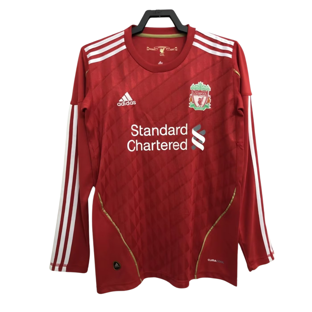 Liverpool Long Sleeve Home Shirt - 2010-11