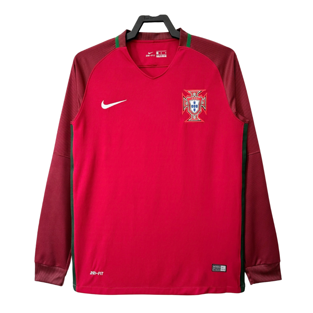 Portugal thuisshirt met lange mouwen - 2016