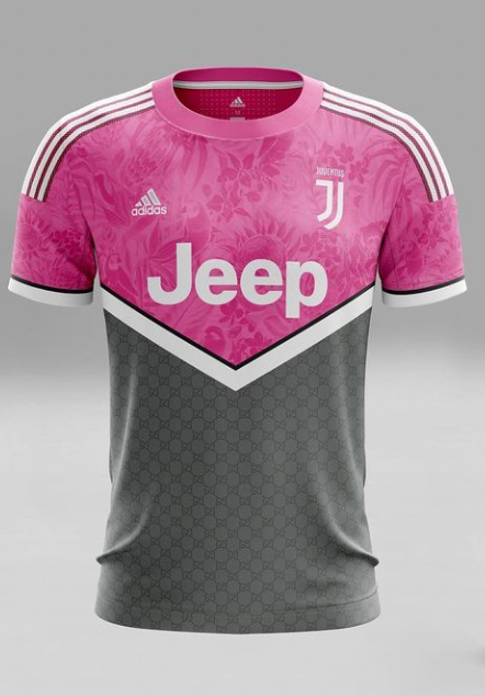 Juventuse Gucci overhemd - Rosa speciale editie