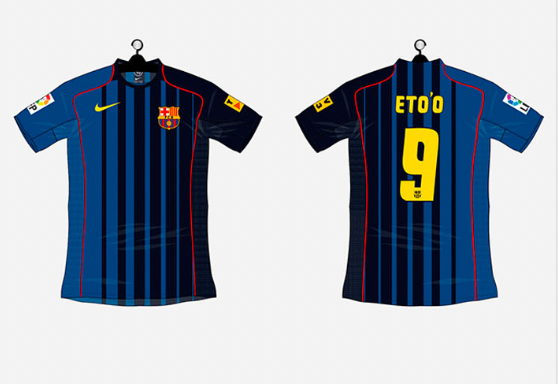 Fc Barcelona Auswärts Retro 2004/05