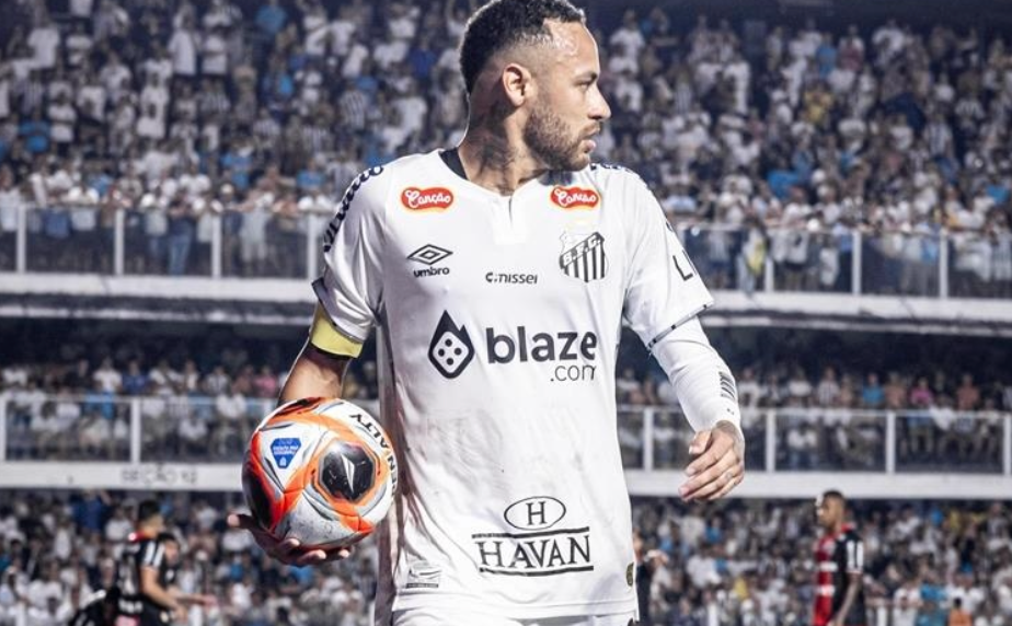 Santos 2025 football shirt Neymar